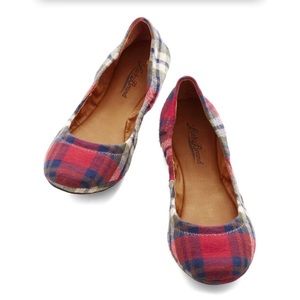 Lucky Brand Women's Plaid Emmie Ballet Flats